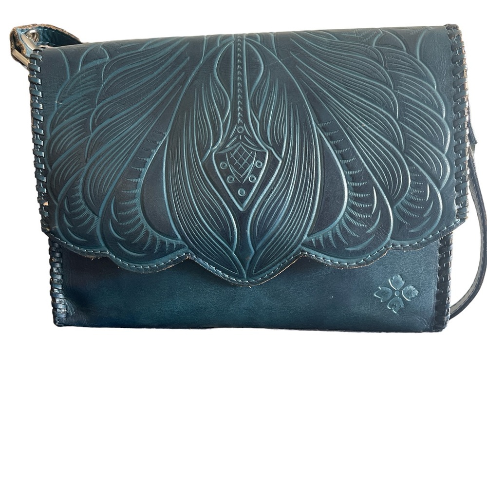 Patricia Nash Teal Crossbody Bag